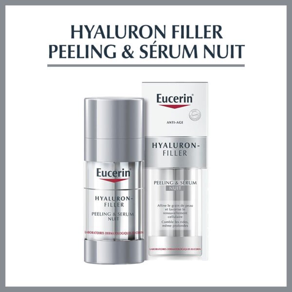 Eucerin – Hyaluron-Filler Peeling & Sérum Nuit – 30 ml