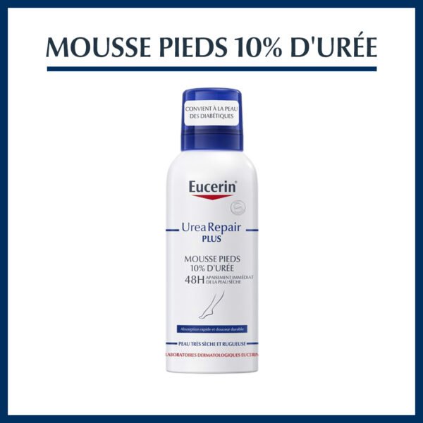 EUCERIN UreaRepair PLUS Mousse Pieds 10% d’Urée 150ml