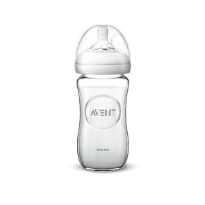 AVENT BIBERON NATURAL EN VERRE 240 ML SCF053/17