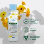 Klorane – Eau nettoyante sans rinçage au Calendula apaisant – Bébé – Peau normale 500 ml – Image 6