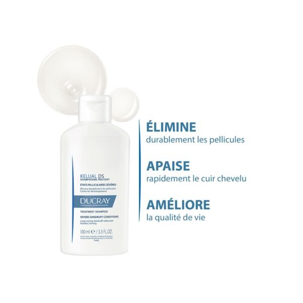 Ducray – Kelual DS Shampooing traitant antipelliculaire antirécidive – 100 ml – Image 3
