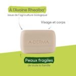 A-DERMA — PAIN DERMATOLOGIQUE — Pain dermatologique apaisant — LES INDISPENSABLES 100 g – Image 5