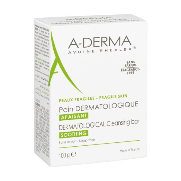 A-DERMA — PAIN DERMATOLOGIQUE — Pain dermatologique apaisant — LES INDISPENSABLES 100 g – Image 3