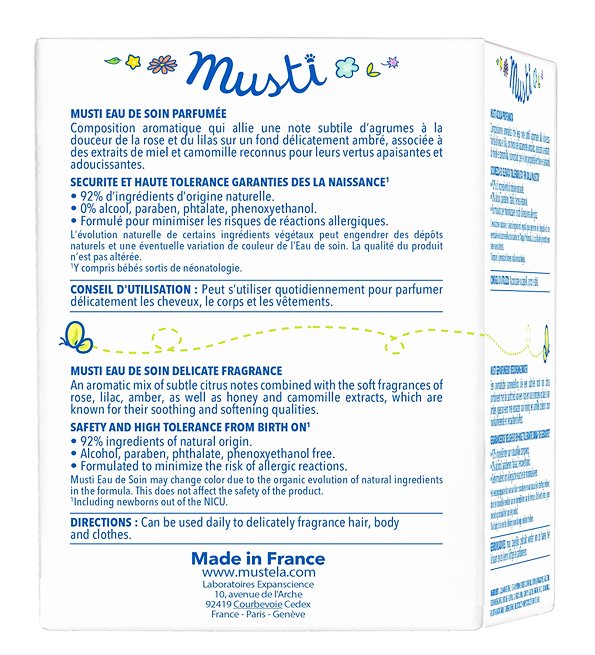 Mustela Musti Eau de Soin Parfumée – 50 ml – Image 2