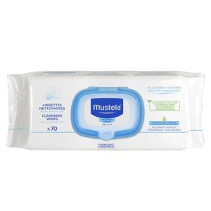 Mustela Lingettes Nettoyantes – 70 Piéces
