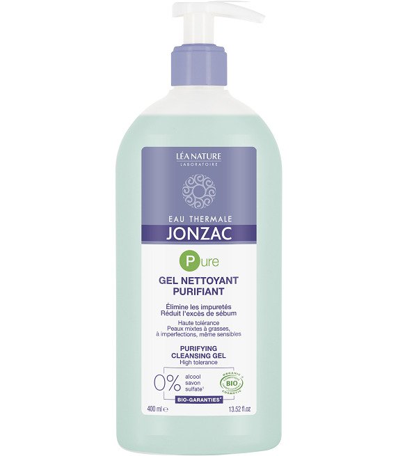 EAU THERMALE JONZAC PURE GEL NETTOYANT PURIFIANT 400 ml – Image 2