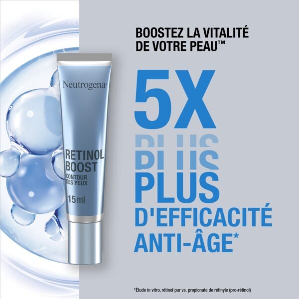 Neutrogena Retinol Boost Crème Contour des Yeux Anti-Âge Anti-Rides 15ml – Image 4