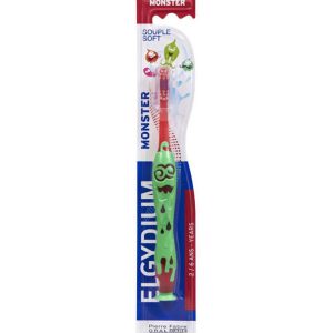 Elgydium Kids Monster – Brosse à dents 2-6 Ans