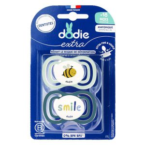 Dodie Sucette +18mois Duo Extra Fine Vert F6