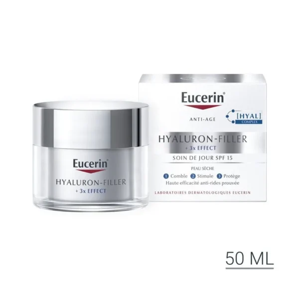 EUCERIN HYALURON-FILLER + 3x EFFECT Soin de Jour Peau Sèche SPF 15