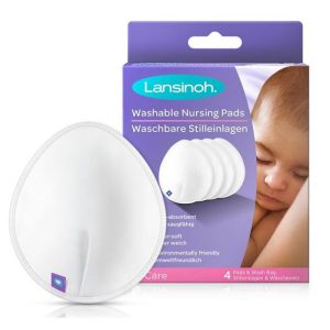 Lansinoh Coussinets d’allaitements lavables 4 pads