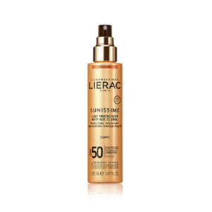 LIERAC SUNISSIME LAIT PROTECTEUR SPF50 Anti-âge Global Corps 150ml