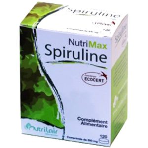 Nutrimax Spiruline Bio – 120 Comprimés