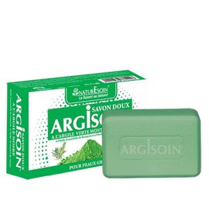 NaturEsoin Argisoin Savon à l’Argile Verte- 125 G