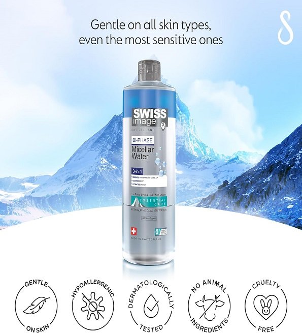 Swiss Image Essential Care Bi-Phase Micellar Water 400 ml – Image 5
