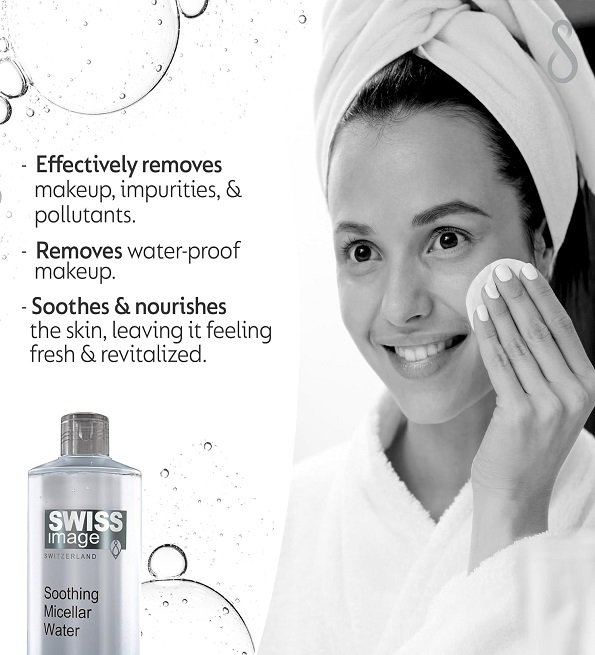 Swiss Image Essential Care Soothing Micellar Water 400 ml – Image 4