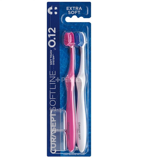 CURASEPT BROSSE À DENTS EXTRA SOFT 012 PACK