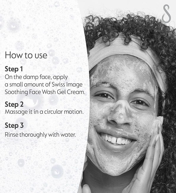 Swiss Image Essential Care Soothing Face Wash Gel Cream 200ml – Image 4