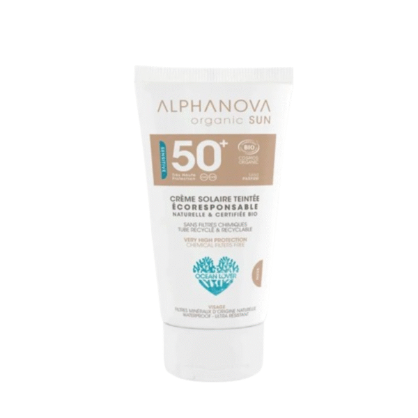 Alphanova Sun Creme Solaire Teinte Claire Spf50+ 50g