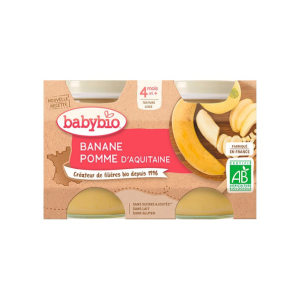 BABYBIO PETIT POT POMME BANANE 2 x 130G