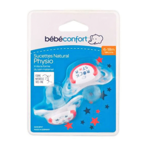 Bebe Confort 2 Sucette Natural Physio 6-18m Rock Star