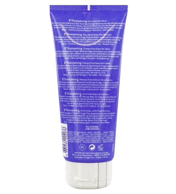 Uriage Bébé – 1er Shampooing – 200 ml – Image 2