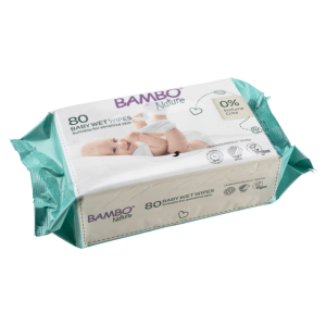 Bambo Nature Lingettes 80 Pieces