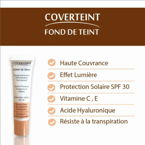 Coverteint Fond de Teint N°10 Blanc Rose Spf30 30ml
