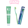 Curasept Dentifrice Booster Herbal Invasion 75ml+Brosse a Dents Maxi Soft Pack