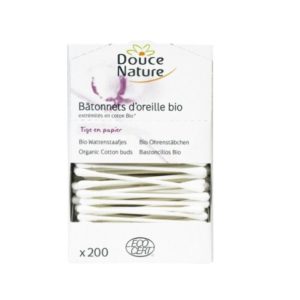 DOUCE NATURE BATONNETS D’OREILLE 200 UNITES