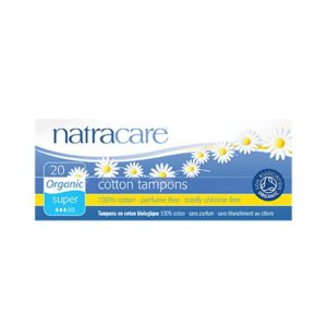 NATRACARE TAMPONS SUPER SANS APPLICATEUR 20 UNITES