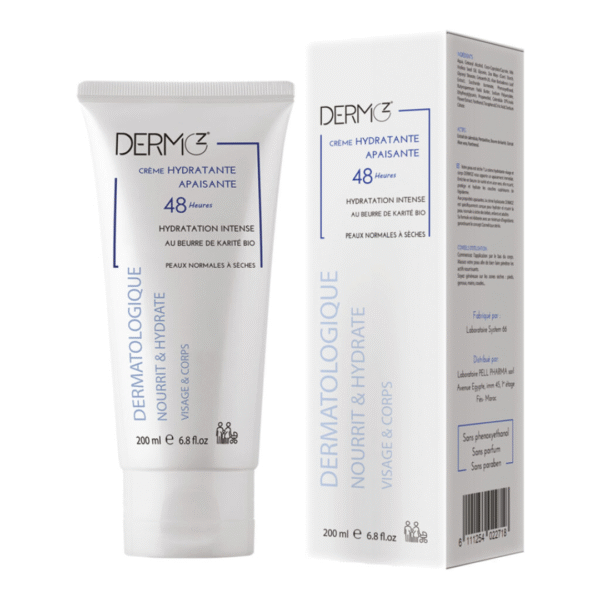 Dermoz Creme Hydratante Apaisante Peaux Normales a Seches 50ml