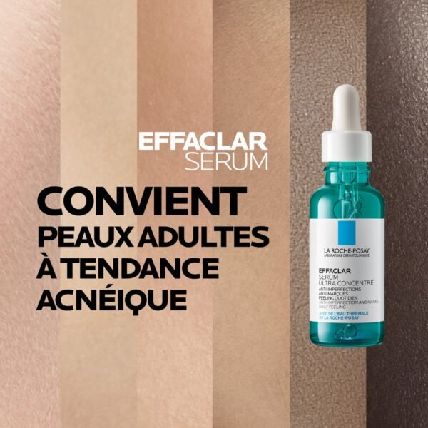 La Roche-Posay Effaclar Sérum à l’acide Salicylique Ultra Concentré | Peau à tendance acnéique | 30ml – Image 5