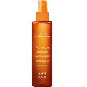 Institut Esthederm Bronz L’Huile Solaire Soin Protecteur Corps et Cheveux Soleil Fort 150 ml