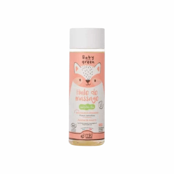MKL Baby Green Huile de Massage Bio 100ml