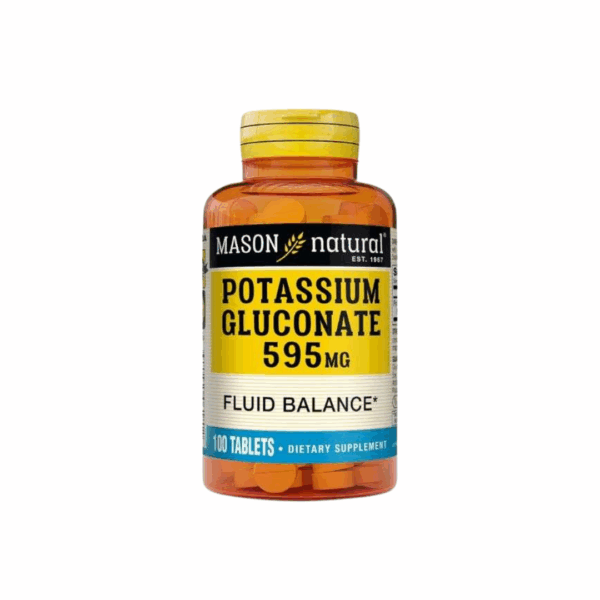 Mason Natural Potasium Gluconate 595mg 100 tablets 618-100A