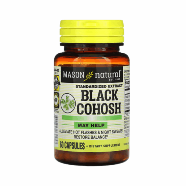 Mason Natural Black Cohosh 60 Capsules