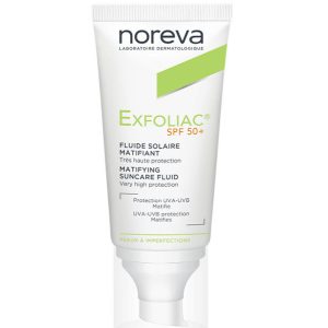 NOREVA EXFOLIAC FLUIDE SOLAIRE MATIFIANT SPF50+ 40ml
