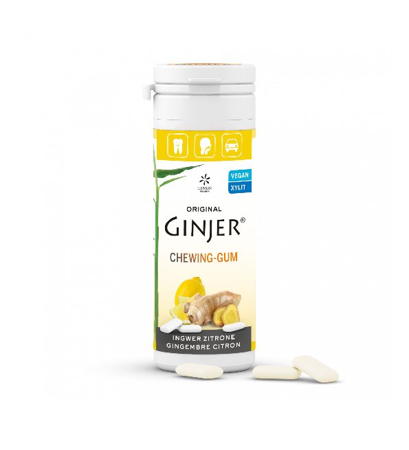 Lemon pharma ginjer chewing gum citron 30gelules