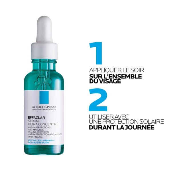 La Roche-Posay Effaclar Sérum à l’acide Salicylique Ultra Concentré | Peau à tendance acnéique | 30ml – Image 6