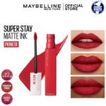 Maybelline – Rouge à lèvre Mat Liquide – Longue tenue – Superstay Matte Ink 20 PIONEER 5 ml – Image 4