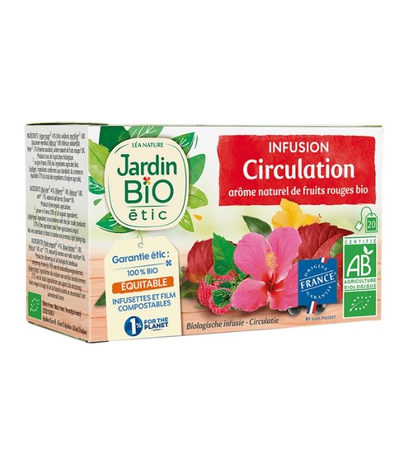 JARDIN BIO INFUSION CIRCULATION SANGUINE 20 SACHET