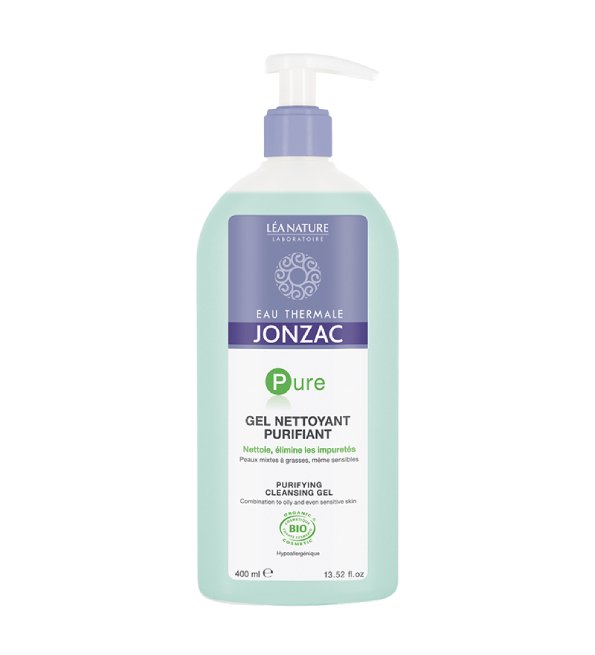 EAU THERMALE JONZAC PURE GEL NETTOYANT PURIFIANT 400 ml