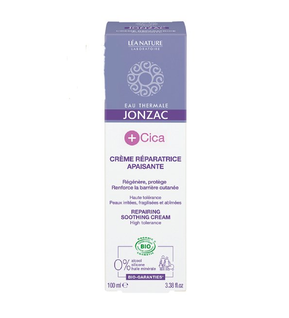 EAU THERMALE JONZAC +CICA CRÈME RÉPARATRICE APAISANTE 100ml