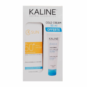 Kaline k.sun ecran invisible Peaux Normales a seches 50ml+k.aqua cold creme pack