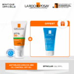 La Roche-Posay Anthelios UV MUNE Crème Solaire Matifiante SPF50ml = Effaclar Gel Nettoyant 50ml Offert – Image 5