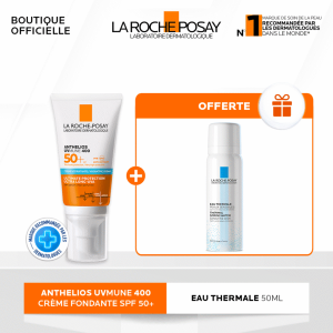 La Roche Posay Anthelios Creme Fondante UVMUNE 400 50ml + Eau Thermale 50ml Offerte