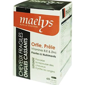 Maelys Ortie Prêle Vitamines B E et Zinc – 60 Gélules