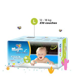 Magics Culottes de bain – Taille L 14kg – Sachet de10 Pièces