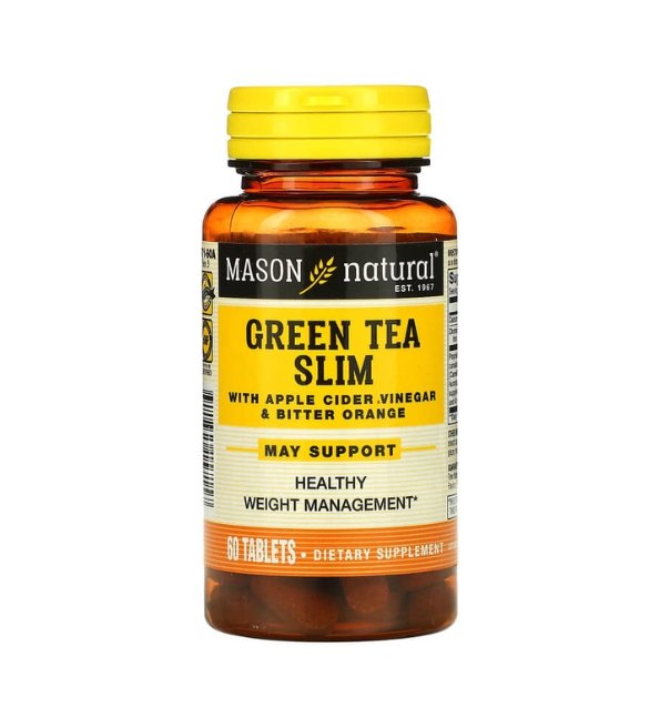 Mason Natural Green Tea EGCG – Slim 60 Tablets 1571-60A